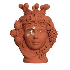 Donna Rosa Head Vase Stefania Boemi