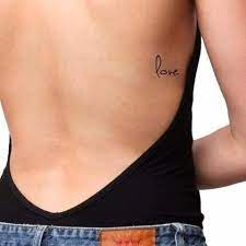Tatuagem Temporária Tattoo Provisória Removível Love Amor | Parcelamento sem juros