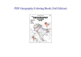 Download Pdf Geography Coloring Book 3rd Edition New 2018