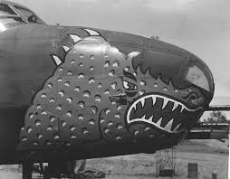 The 405th Squadron 38th Bomb Group Chose The Nickname The Green Dragons Around May 1943 This B 25 Was Painted With Yellow Nose Art Aircraft Art Airplane Art