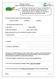 Using adverbs of time spag grammar powerpoint quiz spag quiz. Adverbs Of Place Word Classes By Urbrainy Com