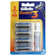 Buy Gillette Guard 3 Cartridges 10 pcs (Get 2 Cartridges Free) Online at  Best Prices in India - JioMart.