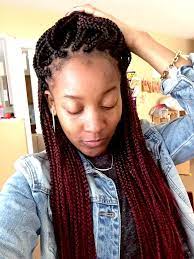Ombre Color Box Braids I Ve Been Waiting For This Style Forever Naturalhair Blackhair Variety Ombre B Hair Styles Natural Hair Styles Braided Hairstyles