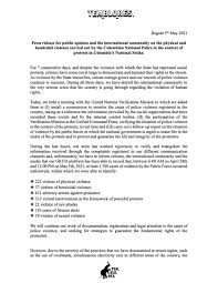 Temblores ong ha hecho un trabajo de documentación y registro de la violencia policial desde hace 4 años aproximadamente. Temblores Ong On Twitter Press Release For Public Opinion And The International Community On The Physical And Homicidal Violence Carried Out By The Colombian National Police In The Context Of