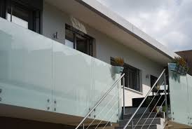 Windschutz Glas Gelander Milchglas Wintergarten Schmidinger Balkon Glas Windschutz Glas Treppengelander Aussen