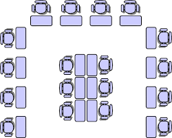 Horseshoe With Group Area In The Middle Seating Chart