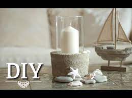 In diesem video wird einfach erklärt, wie man. Diy Coole Deko Vase Windlicht Aus Glas Und Beton Selber Machen Deko Kitchen Youtube