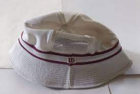 Wilson Tennis Vintage 70 S Men S Bucket Hat White W Red Size Xl Mesh Vented Mens Hats For Sale Hats For Men 70s Mens