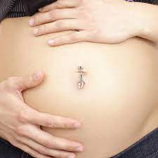 Bioflex Maternity Pregnancy Navel Belly Button Ring Girl 14g Novelty More Body Jewelry
