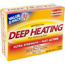 Mentholatum Deep Heating Rub 2 Oz Walmart Com Walmart Com