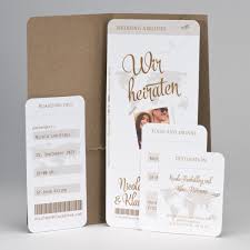 Laden sie ihre gäste mit schönen einladungen zur goldenen hochzeit von traupost.de ein. Einladungen Danksagungen Und Vieles Mehr Fur Jeden Anlass Grosse Auswahl Gunstige Preise Www Kartenxl De Hochzeit Flugticket Aus Kraftpapier Karte Optional Mit Ihren Individuellen Texteindruck