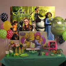 Best shrek birthday party from shrek birthday party ideas 2 of 5. Buy Shrek Backdrop Party Supplies Party Decorations Photography Backdrops Green Monster Birthday Backgrounds For Kids Party Photo Studio Backgrounds Online In Indonesia B085syf62y