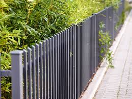 Zaun Modell New York Aus Aluminium Zaun Aluminium Zaun Vorgarten Modern