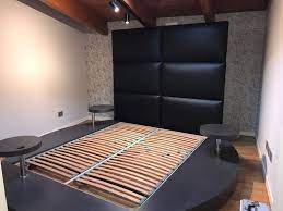Presotto letti of letto tondo presotto zero scontato del 60. Letto Design Letto Con Testiera In Pelle Nera Presotto Italia Con Un Ribasso Esclusivo