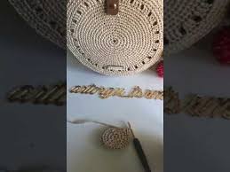 Rafya Ip Canta Basak Model Yapimi Youtube In 2020 Crochet Earrings Clutch Bag Make It Yourself