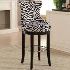 Baxton Studio Peace Zebra Printed Fabric Upholstered Bar Stool 28862 6385 Hd The Home Depot Bar Stools Upholstered Bar Stools Stool