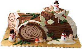 Holiday Yule Log Could There Be A More Adorable Dessert Nugget Markets Daily Dish Yule Log Cake Christmas Log Cake Yule Log Cake Decoration