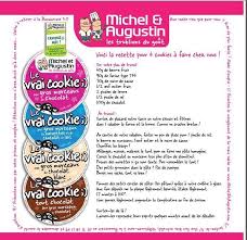 Le Vrai Cookie Selon La Recette De Michel Augustin Cookies Et Biscuits Recette Cookies Recette