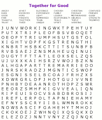 Together For Good Free Printable Word Search For Teens Free Printable Word Searches Word Search Printables Printable Word Games