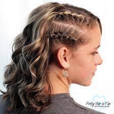 Short Hairstyles Racer Stripes Side Braids Braids For Short Hair Braided Hairstyles Short Hair Styles