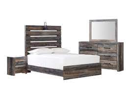 Drystan panel bed twin size. Drystan Full Panel Bedroom Set Ivan Smith Furniture