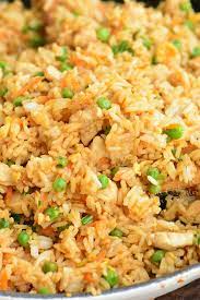 Chicken Fried Rice Is A Fast And Easy Rice Dish Made With Stir Fried Chicken Vegetables And Rice It Chicken Fried Rice Recipe Fried Rice Chicken Fried Rice