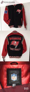 Nwt Men S Nfl Tampa Bay Bucs Suede Leather Jacket Leather Jacket Brands Suede Leather Leather Jacket