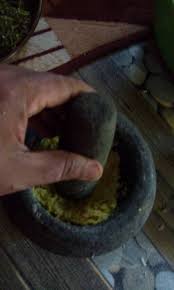 Nasi ulam yang terdiri dari srundeng, daun kemangi dan lauk pauk ( sumber : Nasi Ulam Utaqa Bahan Bahan Daun Resepi Orang Kampung Facebook