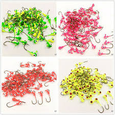 Crappie Jig Hooks 4 Pak Mister Wobbly Eyes Feather 4