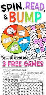 Free Reading Games For Kindergarten A Collection Of Three Free Spin Read And Bump Learn Reading Games For Kindergarten Kindergarten Games Free Reading Games