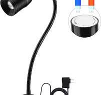 Cnc Machine Led Gooseneck Work Light On Magnetic Base Magnetic-Base LED  Machine Work Light With Flexible Gooseneck