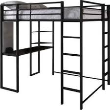 Maybe you would like to learn more about one of these? Dhp Alana Black Full Metal Loft Bed With Desk De22159 The Home Depot Loft Bed Bunk Beds With Stairs Black Bedding