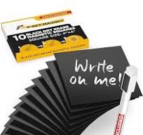 Amazon.com : Dry Erase Magnetic Labels - Reusable Sticky ...