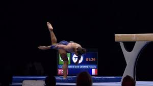 Ub = 6.1 + 7.00 = 13.100bb = 5.4 + 7.966 = 13.366 Melanie De Jesus Dos Santos Beam Finals 2021 European Championships Youtube