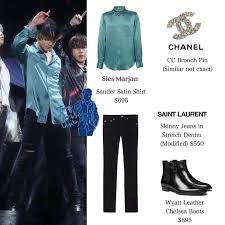 Rm wears a berluti jacket, turtleneck and pants, and saint laurent … Pin On Bts Closet