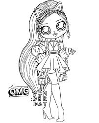 Kolorowanka lol lol surprise doll. Surprise Omg Omg Dolls Coloring Pages Novocom Top