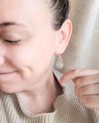 Real Pressed Flower Garden Earrings