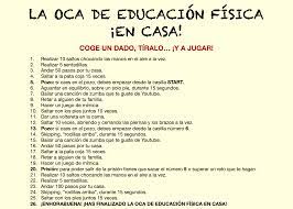 El Juego De La Oca Educacion Fisica Trabajo Educacion Fisica Educacion Fisica Ejercicios De Educacion Fisica