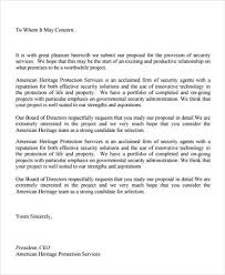 Take cues from these job application letter samples to get the word out. Free 9 Security Proposal Samples In Pdf