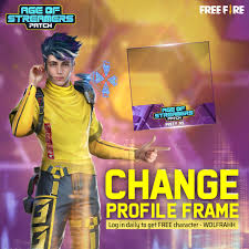 Calendário da semana no free fire. Change Profile Frame Let S Raise Garena Free Fire Facebook