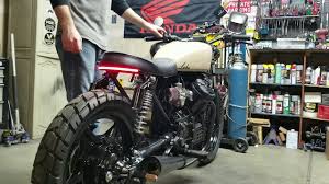 Cx500 Cafe Racer Brat Tail Light Youtube