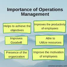Importance Of Operations Management Operations Management Business Studies Management