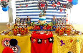 Make sure you utilize some of our jake and the never land pirates party hats which Jake And Neverland Pirates Birthday Party Ideas Photo 2 Of 14 Pirate Birthday Pirate Birthday Party Pirate Party Decorations