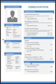 Contoh Cv Curriculum Vitae Yang Baik Menarik Dan Benar File Word Contoh Surat Lamaran Kerja Surat Resmi Su Desain Resume Cv Kreatif Creative Cv Template