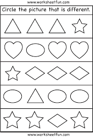 Circle The Picture That Is Different 4 Worksheets Free Preschool Worksheets Preschool Worksheets Printable Preschool Worksheets