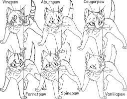 Please don't link back your completed picture. Warrior Cat Color Pages Coloring Online Coloring Home