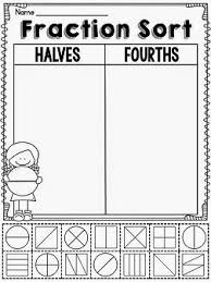 Free short a word family book to practice at words with cute pictures and primary writing lines to make it easy and fun for kids who are just lots of great visuals in these printables! Fractions In First Grade First Grade Math Fractions 1st Grade Math