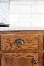 Kitchen Renovation Cabinet Stain And Hardware Diy Staining Cabinets Dark Walnu Staining Cabinets Kitchen Remodeling Projects Kitchen Remodel Countertops