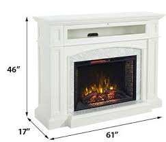 An infrared electric fireplace is an electric fireplace that utilizes infrared heating technology to provide heat. Drew Infrared Electric Fireplace Tv Stand In White Cs 33wm1100 Wht Tv Stand Electric Fireplace Tv Stand Fireplace Tv Stand