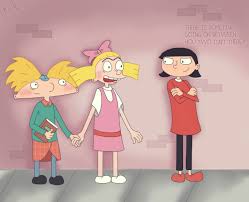 Busted Arnold And Helga Hey Arnold Cartoon Tv